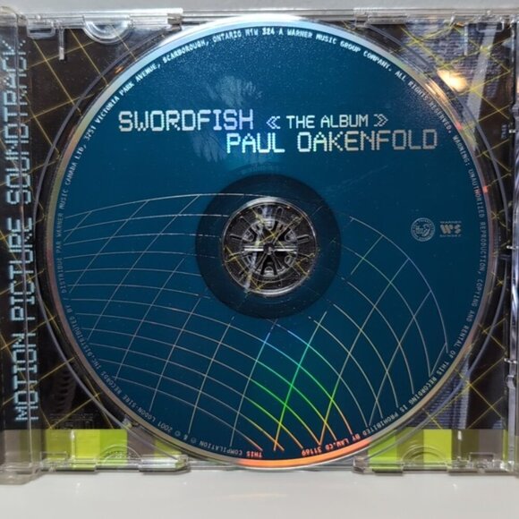 3/$20 PAUL OAKENFOLD Swordfish Movie Soundtrack CD Music Album Trance Y2K Tested - Picture 5 of 9